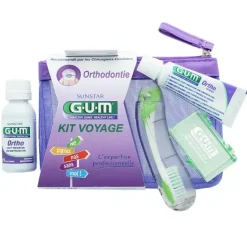 Kit voyage Orthodontie Gum - trousse de 4 produits