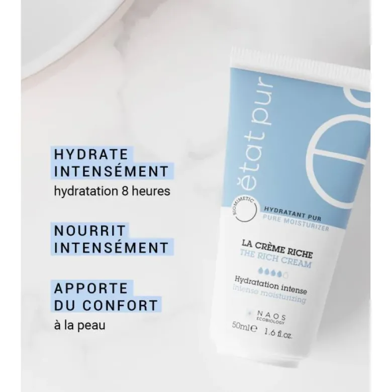 La crème riche Etat Pur - tube de 50ml