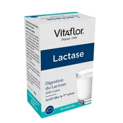 Lactase Vitaflor - boîte de 60 comprimés