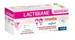 Lactibiane media enfant goût fruits rouges Pileje - boîte de 4 sticks orodispersibles