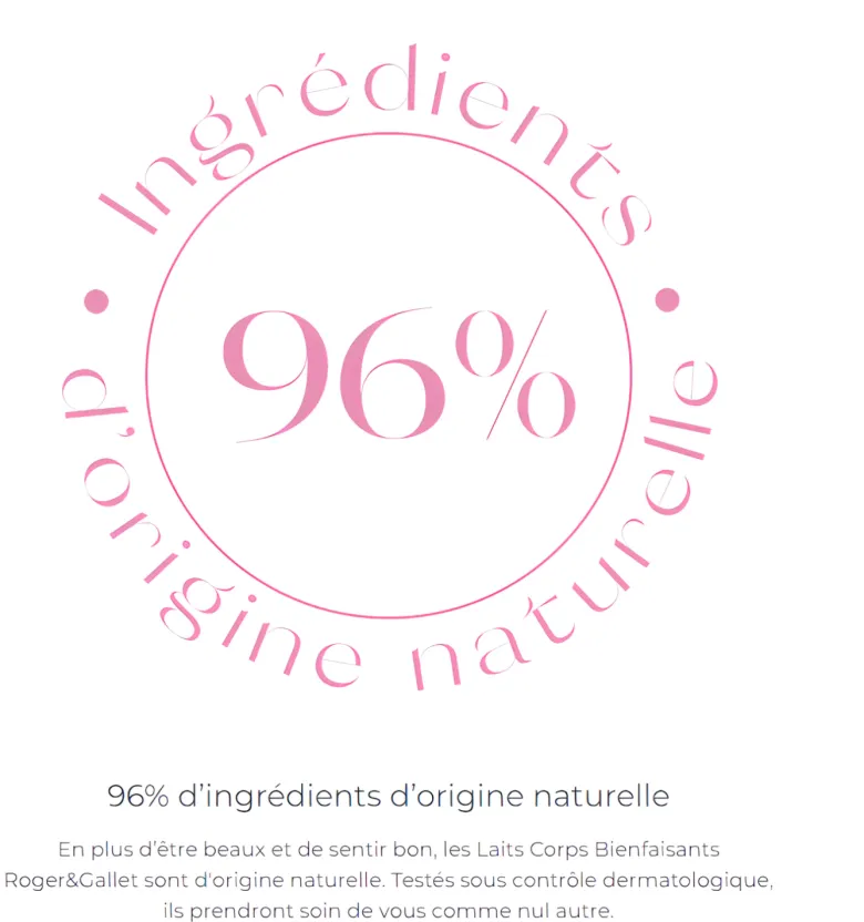 Lait corps bienfaisant Rose Roger & Gallet - flacon-pompe de 250 ml