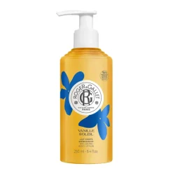 Lait corps bienfaisant Vanille Soleil Roger & Gallet - flacon-pompe de 250ml