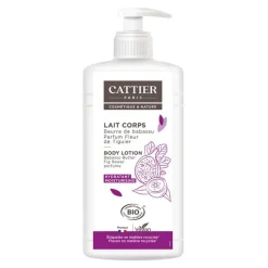 Lait corps hydratant parfum fleur de figuier Cattier - flacon-pompe de 500ml