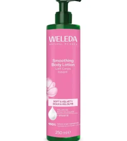Lait corps lissant rose musquée Weleda - flacon-pompe de 250ml