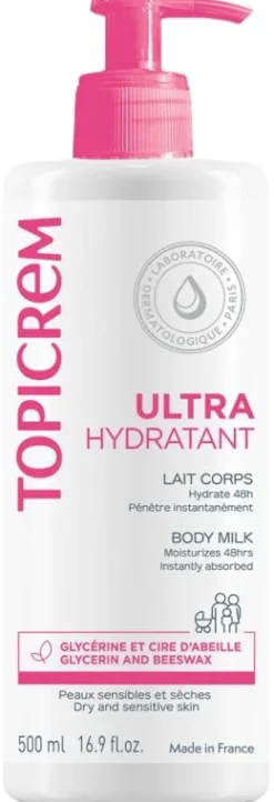 Lait corps ultra-hydratant Topicrem
