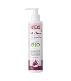 Lait d'Anêsse lait hydratant corps & mains bio MKL Green Nature - flacon-pompe de 200 ml