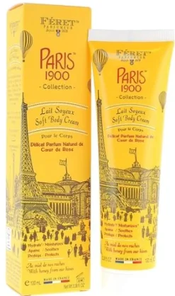 Lait de corps soyeux au miel Féret Parfumeur - tube de 100ml
