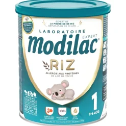 Lait de riz en poudre 1er âge 0-6 mois Modilac Expert