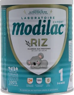 Lait de riz en poudre 1er âge 0-6 mois Modilac Expert