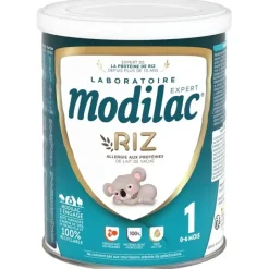 Lait de riz en poudre 1er âge 0-6 mois Modilac Expert