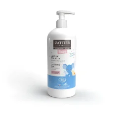 Lait de toilette bébé bio Cattier - flacon-pompe de 500 ml
