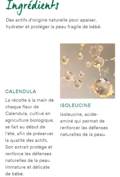 Lait de toilette sans rinçage Klorane Bébé