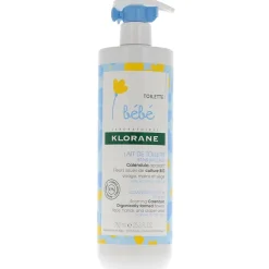 Lait de toilette sans rinçage Klorane Bébé