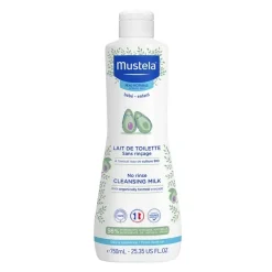 Lait de toilette sans rinçage peau normale bébé et enfant Mustela
