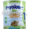 Lait en poudre bio anti-régurgitations AR 1er âge 0-6 mois Physiolac - pot de 800 g