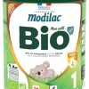 Lait en poudre bio 1er âge 0 à 6 mois Modilac - pot de 800 g