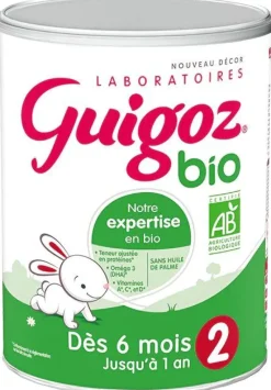 Lait en poudre Bio 2ème âge Guigoz - boite de 800 g