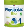 Lait en poudre bio 1re âge croissance 0 à 6 mois Physiolac - pot de 800 g