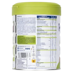 Lait en poudre bio 1re âge croissance 0 à 6 mois Physiolac - pot de 800 g
