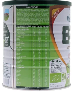 Lait en poudre Mon petit bio croissance 3ème âge 10-36 mois Modilac - pot de 800g