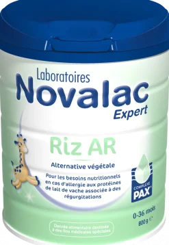 Lait en poudre Novalac riz AR 0-36 mois - boite de 800 g