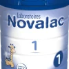 Lait en poudre pour nourrissons Novalac 1er âge de 0 à 6 mois - pot de 800 g