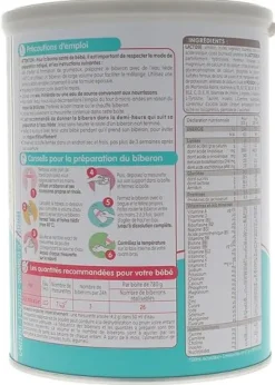 Lait expert AR 2ème âge 6 mois à 1 an Guigoz - boîte de 780 g