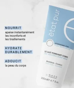 Lait fondant hydratant corps Etat Pur - tube de 200ml