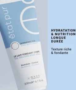 Lait fondant hydratant corps Etat Pur - tube de 200ml