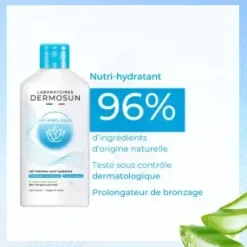 Lait fraîcheur après-soleil nutri-hydratant Dermosun - flacon de 200ml