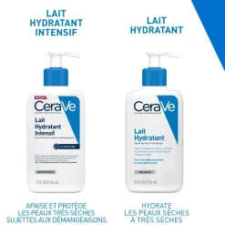 Lait hydratant intensif Cerave - flacon-pompe de 236ml