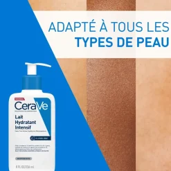 Lait hydratant intensif Cerave - flacon-pompe de 236ml