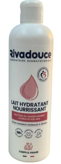 Lait hydratant nourrissant Rivadouce - flacon de 500ml