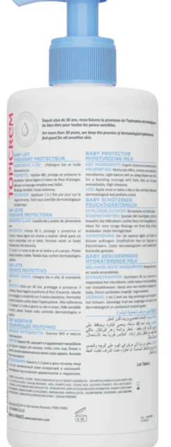 Lait hydratant protecteur baby Topicrem