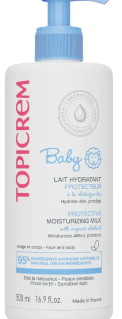 Lait hydratant protecteur baby Topicrem