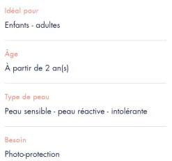 Lait minéral solaire très haute protection spf 50+ Avène - tube de 100 ml