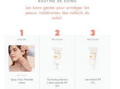 Lait minéral solaire très haute protection spf 50+ Avène - tube de 100 ml