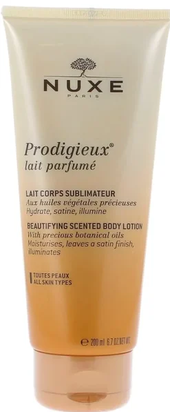 Lait Parfumé Prodigieux Corps Sublimateur Nuxe - tube de 200 ml