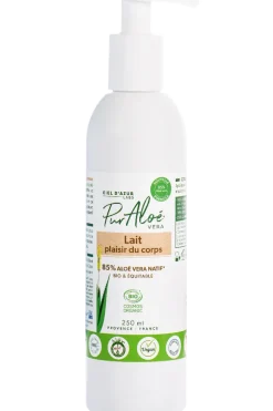 Lait plaisir du corps bio Aloe vera 30% Pur Aloé - Flacon de 250 ml