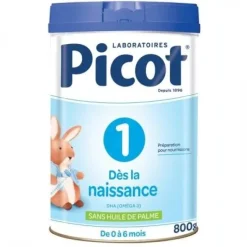 Lait poudre 1er âge standard Picot