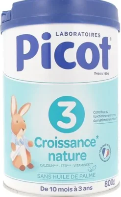 Lait poudre 3ème âge croissance nature Picot
