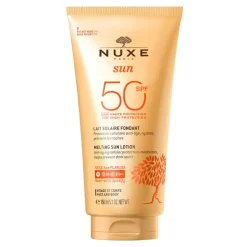 Lait solaire haute protection SPF 50 visage et corps Nuxe - tube de 150ml