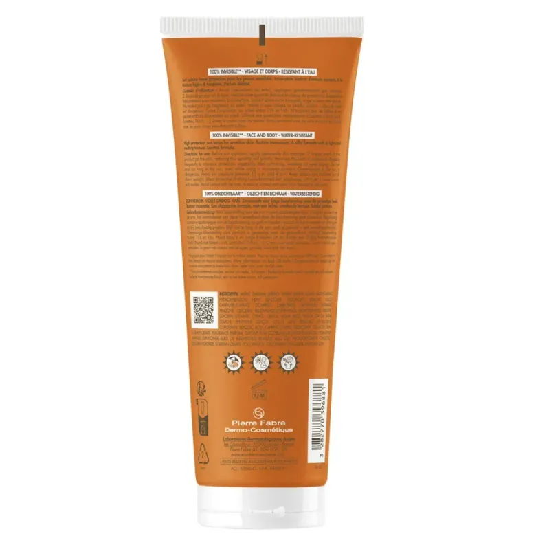Lait solaire haute protection SPF 50+ Avène - tube de 250ml