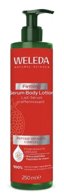 Lait-sérum raffermissant corps Weleda - flacon-pompe de 250ml