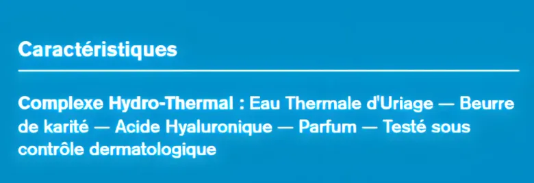 Lait velouté corps Uriage
