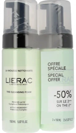 La mousse nettoyante Lierac