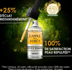 L'appel de la forêt Double sérum éclat et jeunesse Garancia