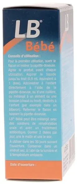 LB Bébé sirop Adare - flacon de 10 ml