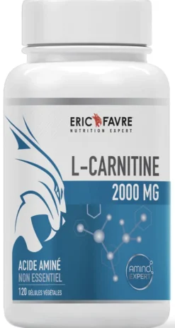 L-carnitine 2000mg Eric Favre - pot de 120 gélules