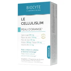 Le cellulislim Peau d'orange Biocyte - boite de 40 gélules